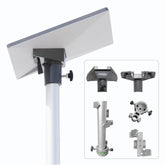 EEZ RV Starlink Mini Pipe Adapter on a 10ft pole for easy mobile internet setup