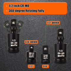 EGOFIX 32mm socket delivers strong grip on fasteners with 6-point design