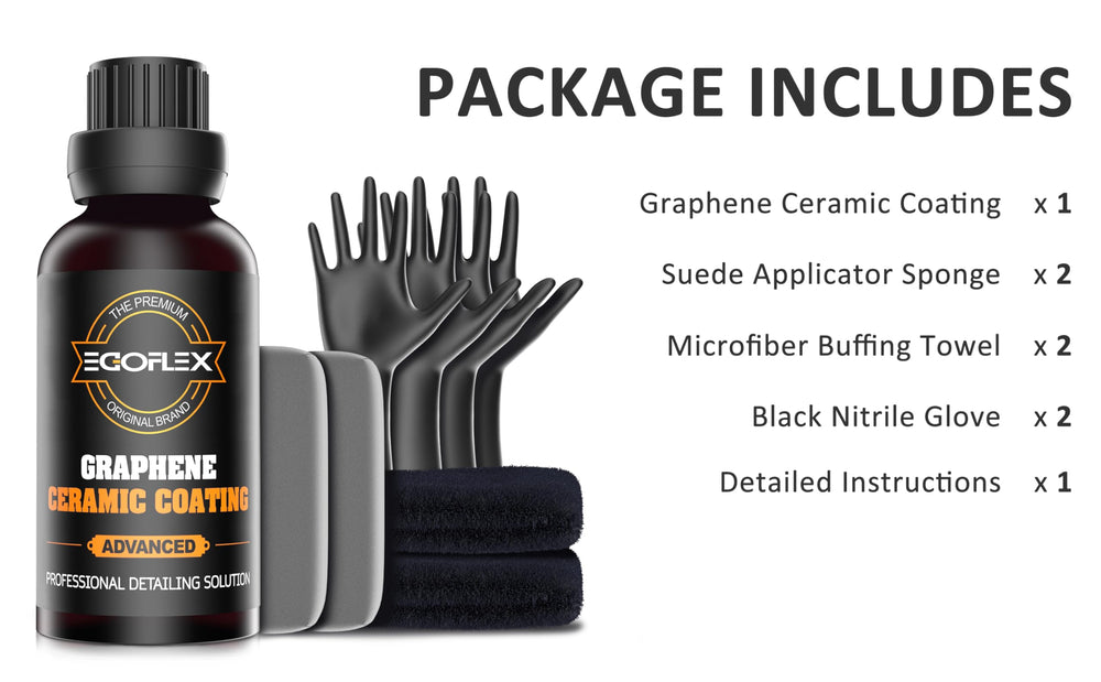 EGOFLEX quick-dry buff demonstrating faster curing and shine