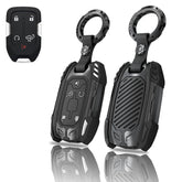 Egreat zinc alloy key fob cover for GMC Sierra front view protects keys with style