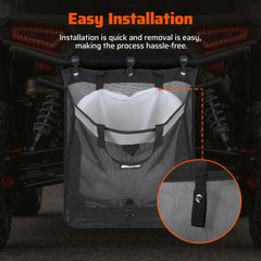Ehaho bag includes three heavy-duty ball bungees for stable attachment.
