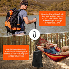 Ehaho weather-resistant PVC mesh ensures all-weather use.