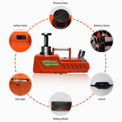 E-HEELP lifting mechanism in action demonstrates smooth hydraulic operation.