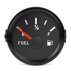 EIKLIM 0-90 ohm fuel gauge dial with red LED backlight for night readability