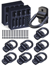 EilxMag bolt-on plate D-ring anchors secure trailer cargo.