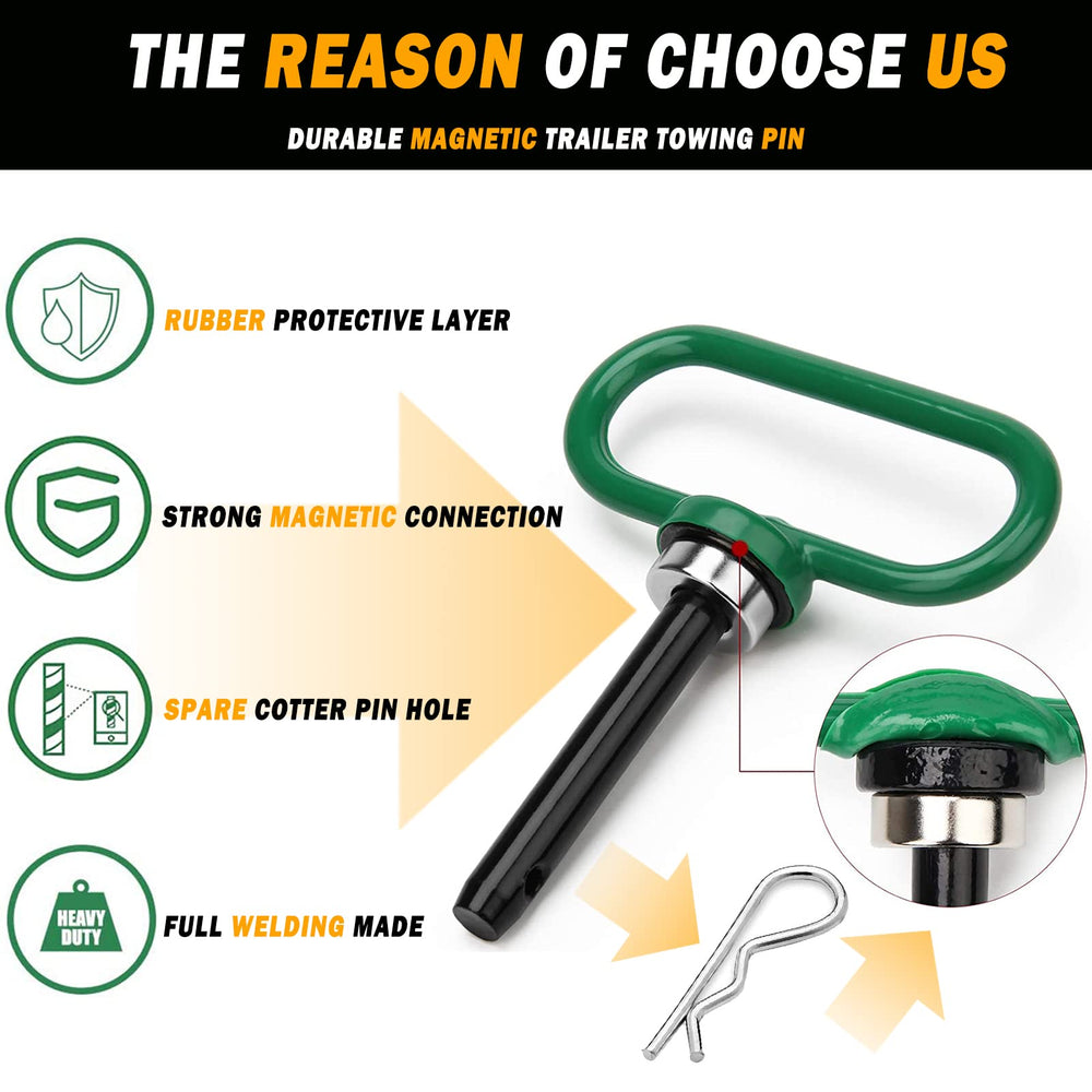 EilxMag rugged steel with black powder coating resists rust.