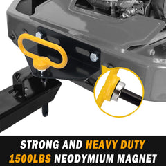 EilxMag compatible with tractor accessories for mowers and ATVs.