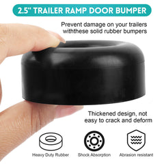 EINDER high-density automotive rubber bumper resists heat and UV exposure outdoors.
