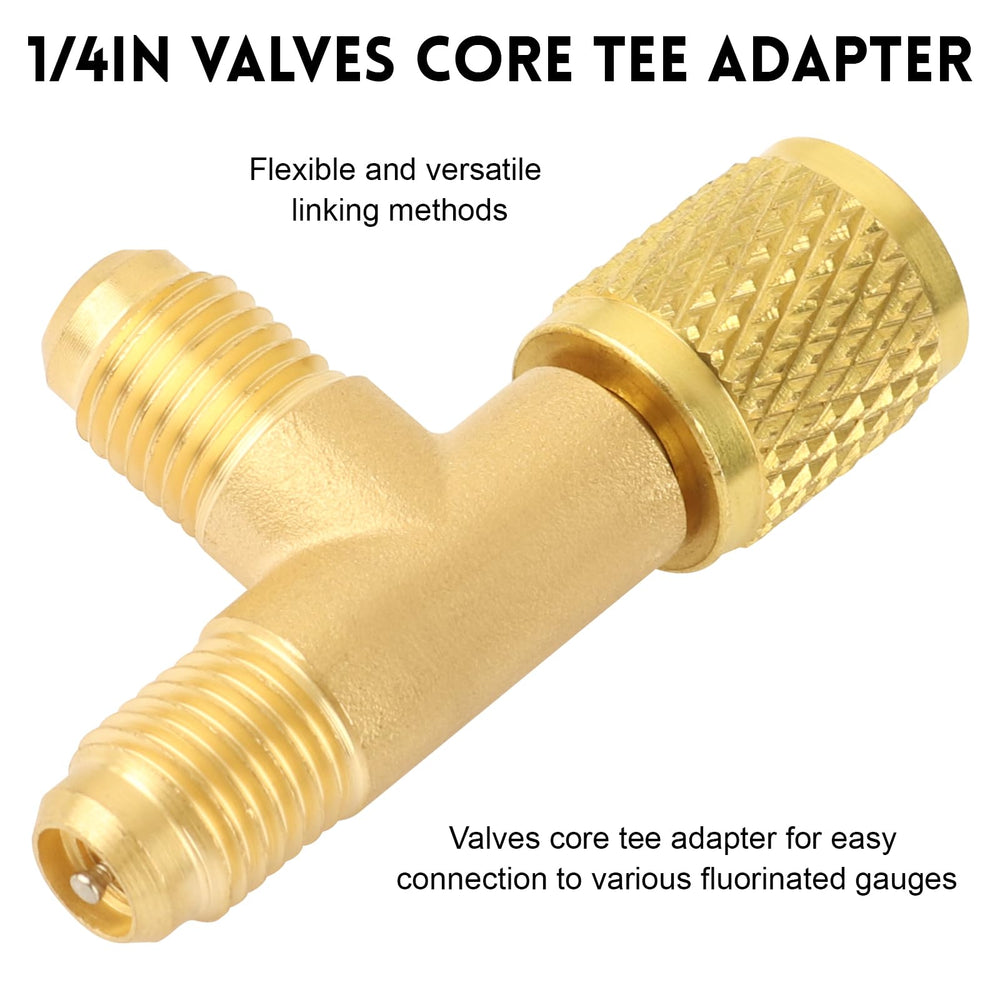 Leak-free 1/4 inch SAE flare connections on EINDER tee