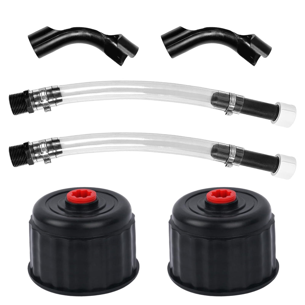 EINDER racing fuels cap set for VP jugs enables quick, spill-free refueling