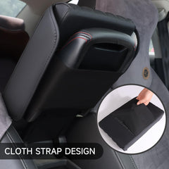 Einesin car armrest pad easy install with adjustable straps for universal fit.