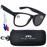 EJ Main Street original glasses with clear-to-grey auto-tint adapt to light for riding