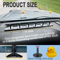 Office desk and dashboard display with EJDRFN ducks
