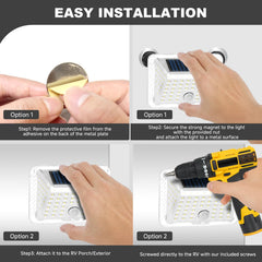 EJYTRVT 2-pack provides reliable night lighting for RV porches