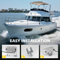 Operates on 9-24V DC for broad vehicle compatibility with EK ENNOKING bar.