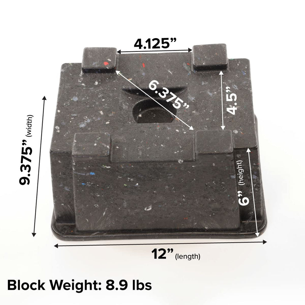 EKON OX BLOX stabilize on gravel, grass, dirt, or pavement