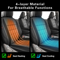 EKR Sienna airbag-stitching for safer deployment and stylish finish.
