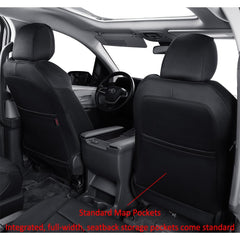 EKR Sienna airbag-stitching reinforces safety seams for confident every-ride protection.