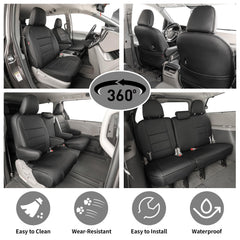 EKR Sienna seat covers with non-slip backing for a stable fit