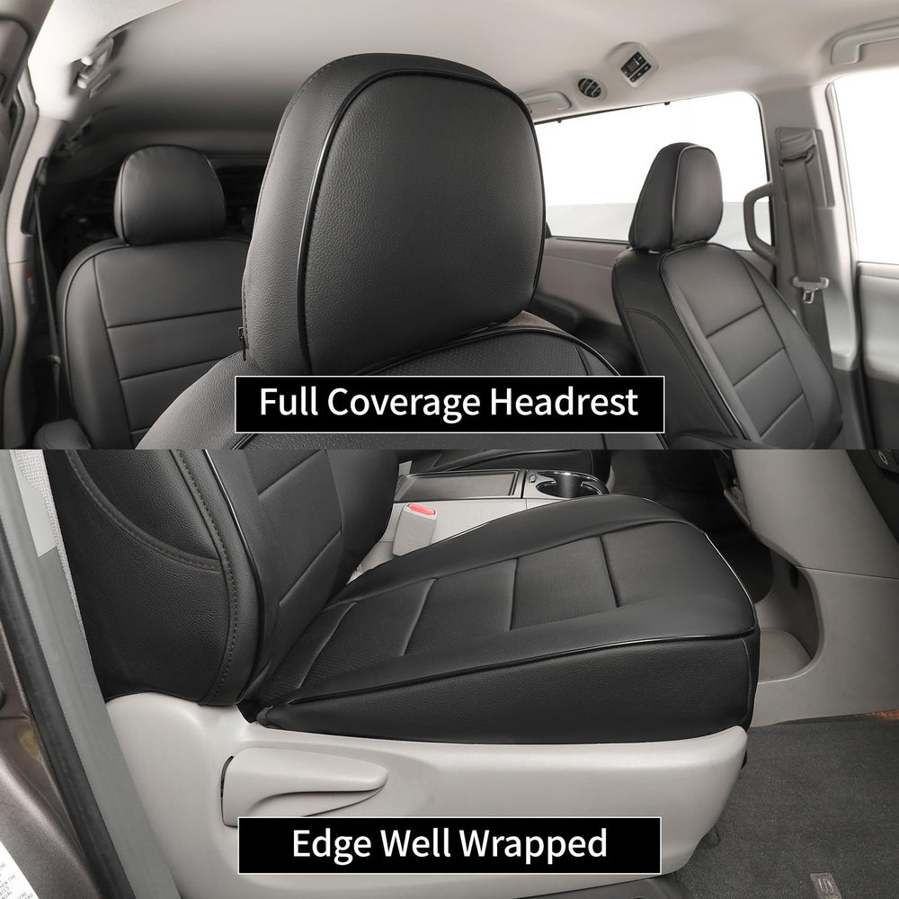 EKR Sienna seat covers have non-slip backing for a stable fit on mats