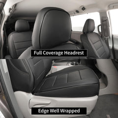 EKR Sienna seat covers have non-slip backing for a stable fit on mats