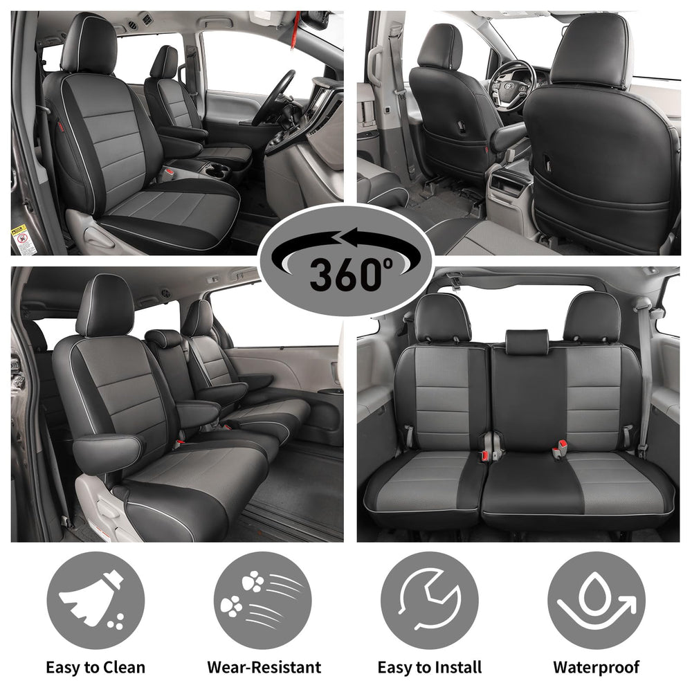 EKR Sienna waterproof faux leather resists spills and wipes clean.