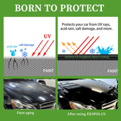 EKSPOLAN graphene spray showroom gloss delivers deep, mirror-like shine for a premium look