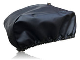 EL JEFE winch cover on a jeep protects an 8,000–13,000 lb winch from weather.