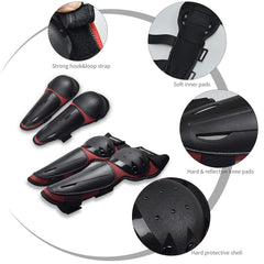 ElCYCO armor worn by a child riding, illustrating full coverage and adjustable fit.