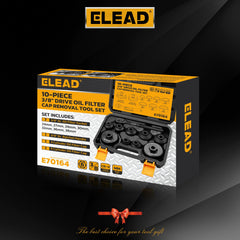 ELEAD 3/8 drive wrench handle provides solid leverage during oil changes.