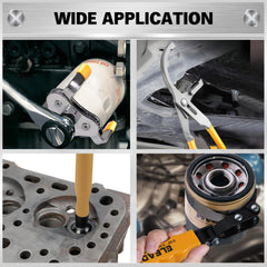 ELEAD durable stainless steel band offers reliable grip and corrosion resistance.