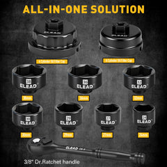 ELEAD low-profile sockets reach tight engine compartments with ease.