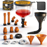 ELEAD no-spill coolant funnel kit assembly for a clean, spill-free refill