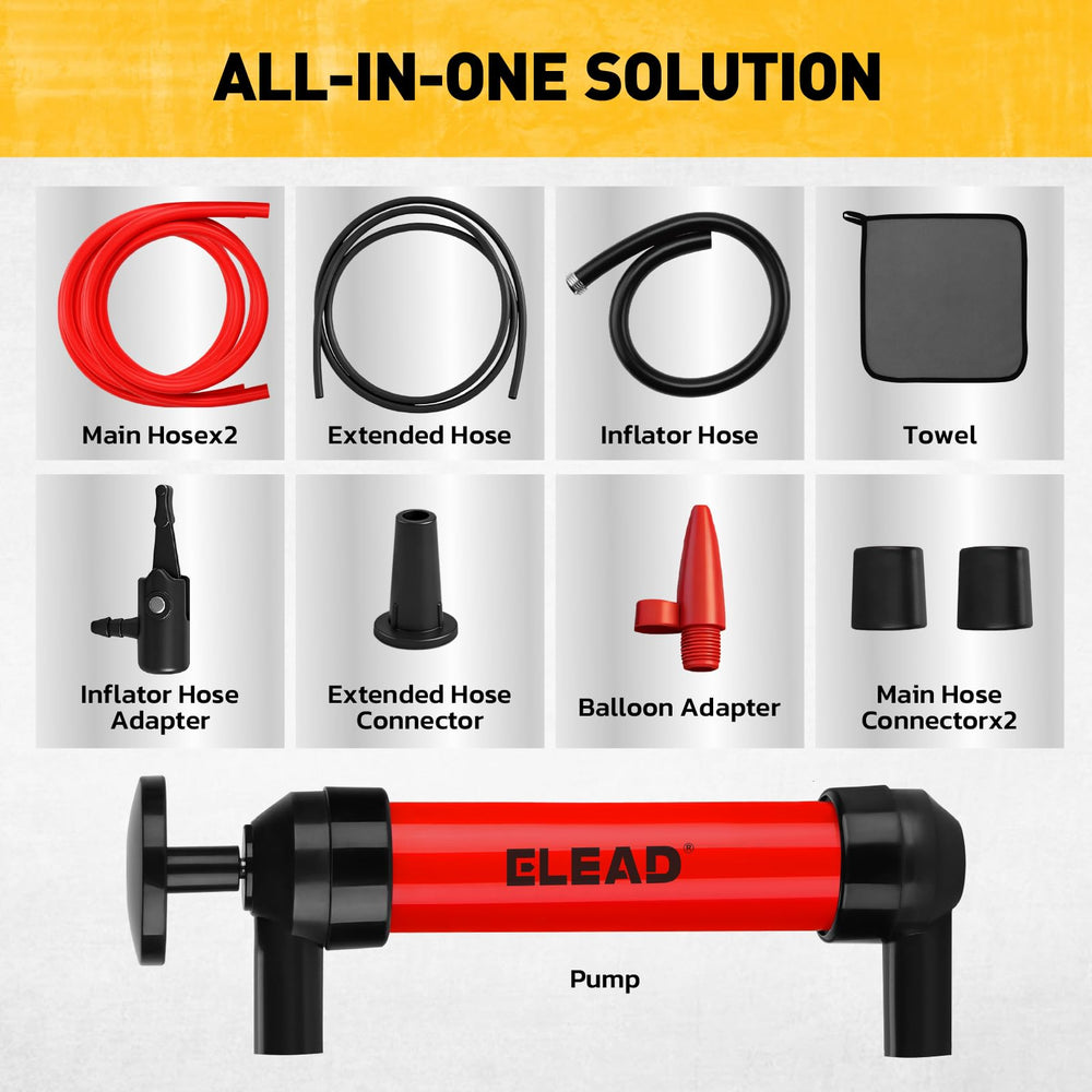 ELEAD tool-free assembly enables fast, clamp-free setup.