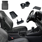 ELECFRESH center-console armrest drawer keeps essentials neatly organized.