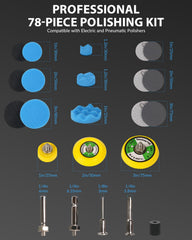 Elechiakan pad attached to drill polishes automotive paint smoothly.