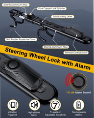 Electop four-hooks double-bars design secures the wheel securely