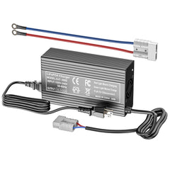 ElectroSmart 29.2V charger front view for reliable LiFePO4 charging on the go.