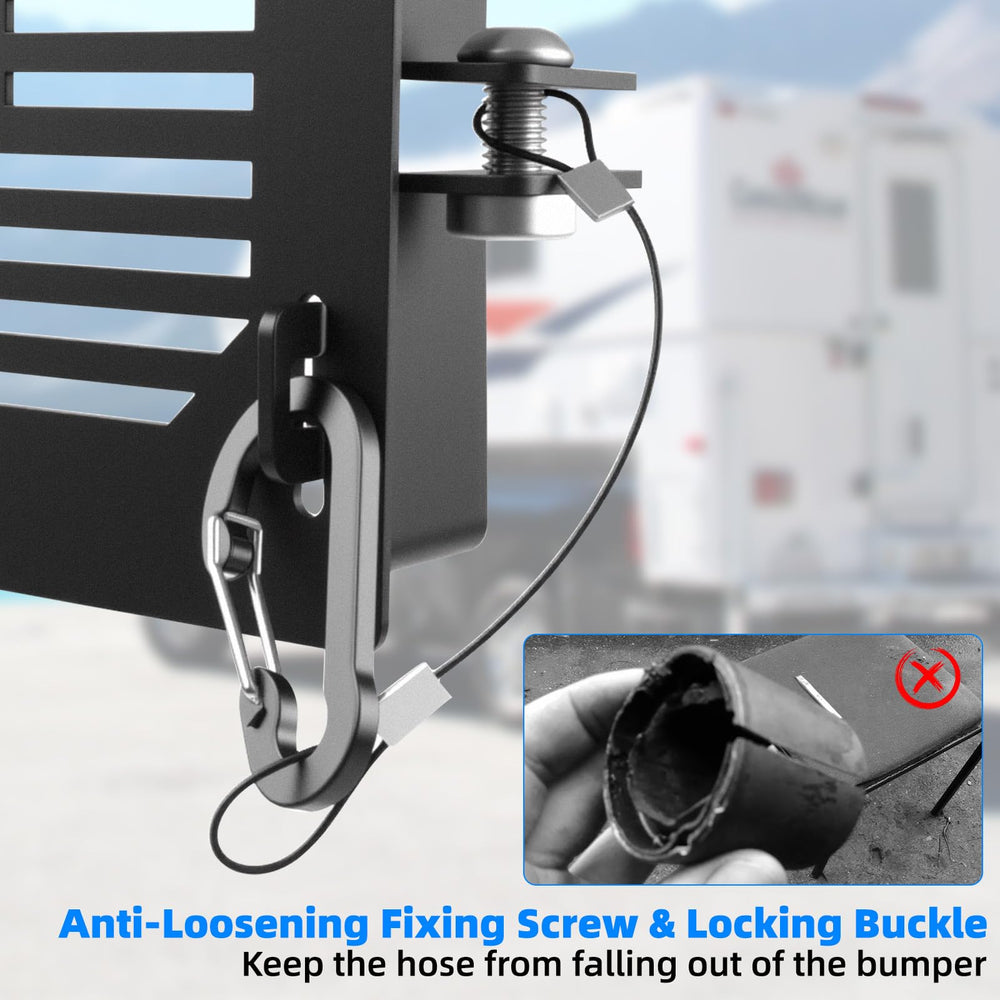 Elegananccy aluminum cap resists weather and rust for long lasting RV use.
