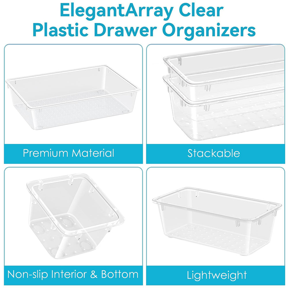 ElegantArray 3x3x1-8 bins arrange tiny items in a compact grid