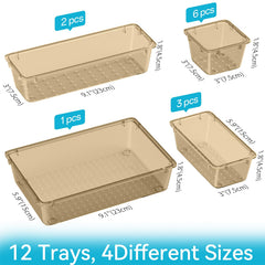 ElegantArray office stationery storage bins keep desk essentials neatly organized