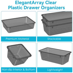 ElegantArray stationery gadget tray organizes pens, cables, and small tools.