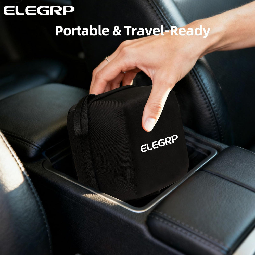 ELEGRP NACS to J1772 adapter comes with carry bag for organized travel
