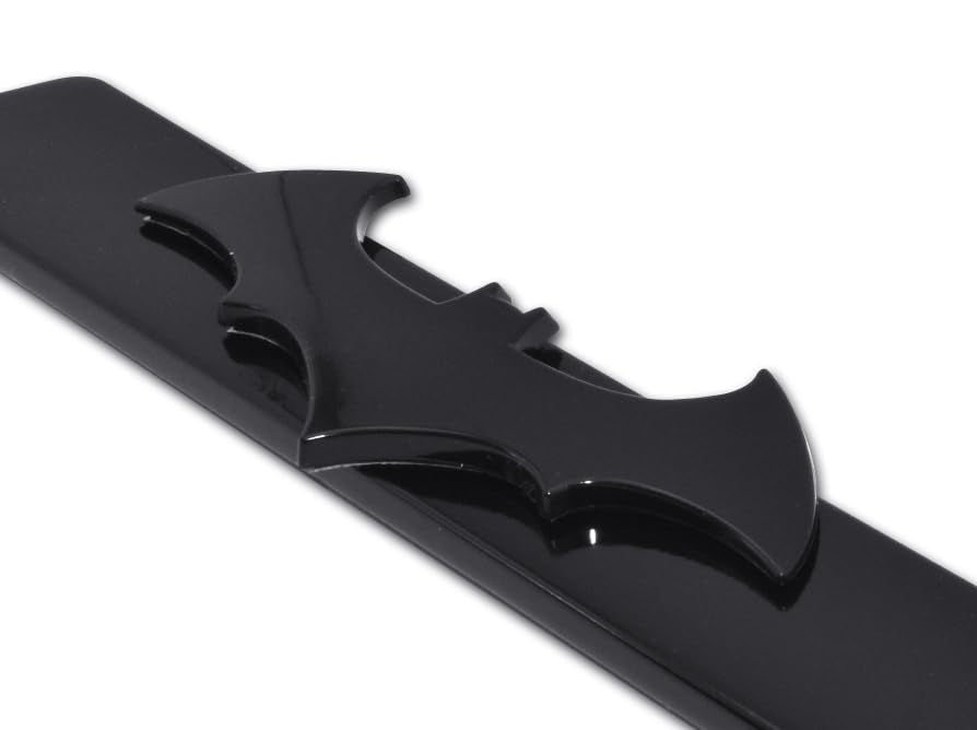 Elektroplate Batman 3D features close up showcases premium molding and glossy finish.