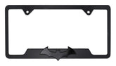 Elektroplate Batman license frame front view highlights bold 3D design and durable metal.