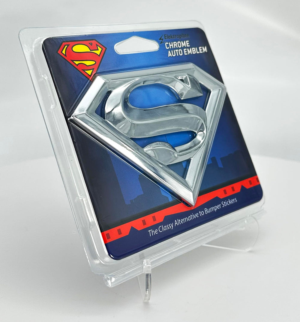 Elektroplate Superman chrome 3D detail enhances exterior styling