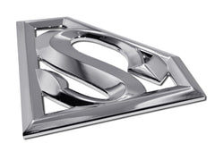 Elektroplate Superman emblem easy peel-and-stick installation