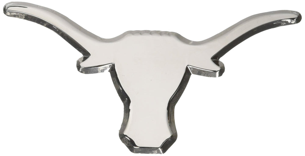 Elektroplate UT Longhorn 3D chrome emblem enhances rugged branding on your vehicle