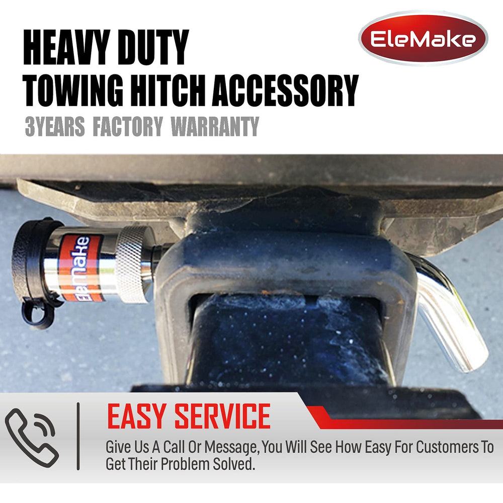 Elemake compatibility across Class I–V receivers simplifies hitch setups.