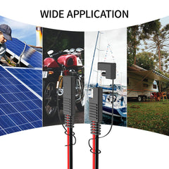 ELFCULB package includes 10ft cable and polarity adapter for convenient setup